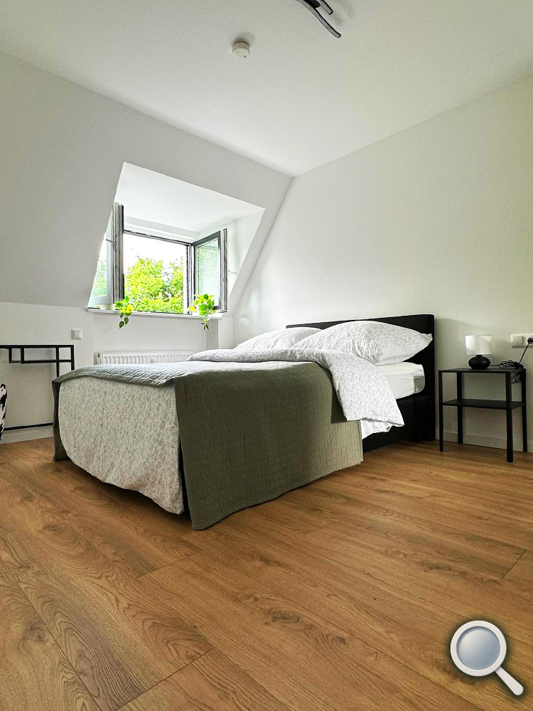 Schlafsofa im Wohnbereich der Wohnung in Hilchenbach-Allenbach